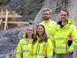 Fra venstre: Hedda Jensen, Jenny Ingelöv Eriksson, Jonas Pevik og  og Kristian Børve Ask.