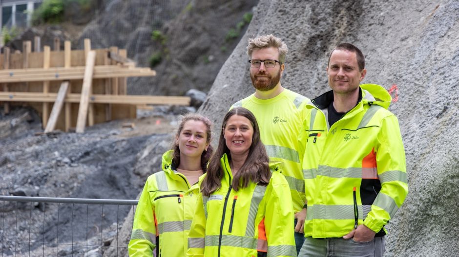 Fra venstre: Hedda Jensen, Jenny Ingelöv Eriksson, Jonas Pevik og  og Kristian Børve Ask.
